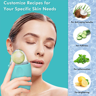 Silicone Ice Face Roller Contour