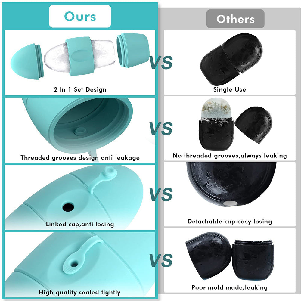 Silicone Ice Face Roller Contour