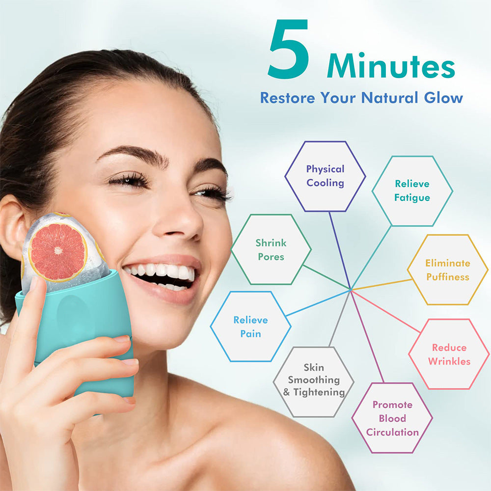 Silicone Ice Face Roller Contour